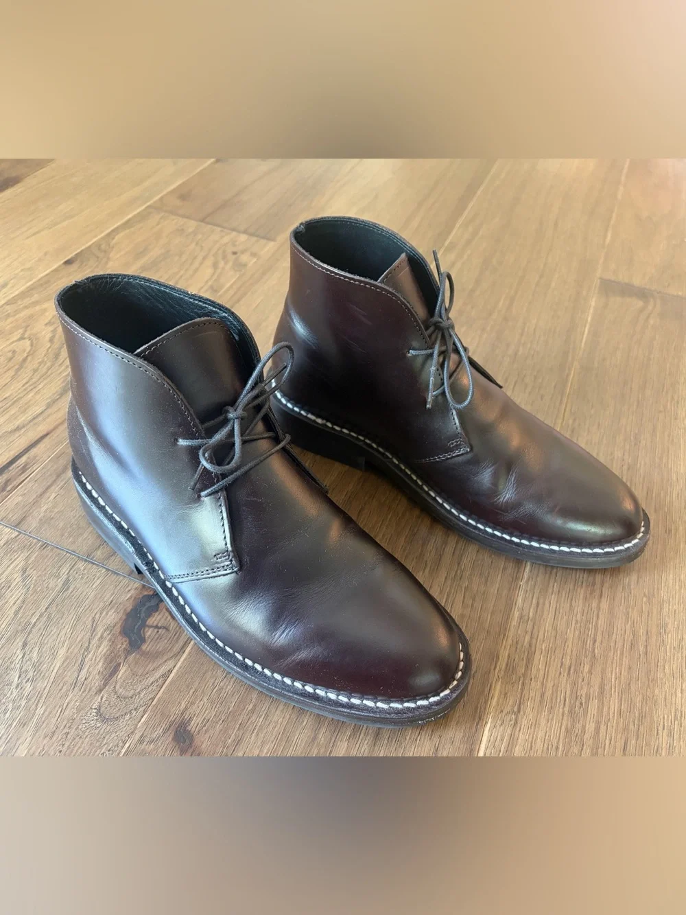 Men's Thursday Boot Co. Scout Leather Boots in Dark Brown, Lace-Up, Size 6